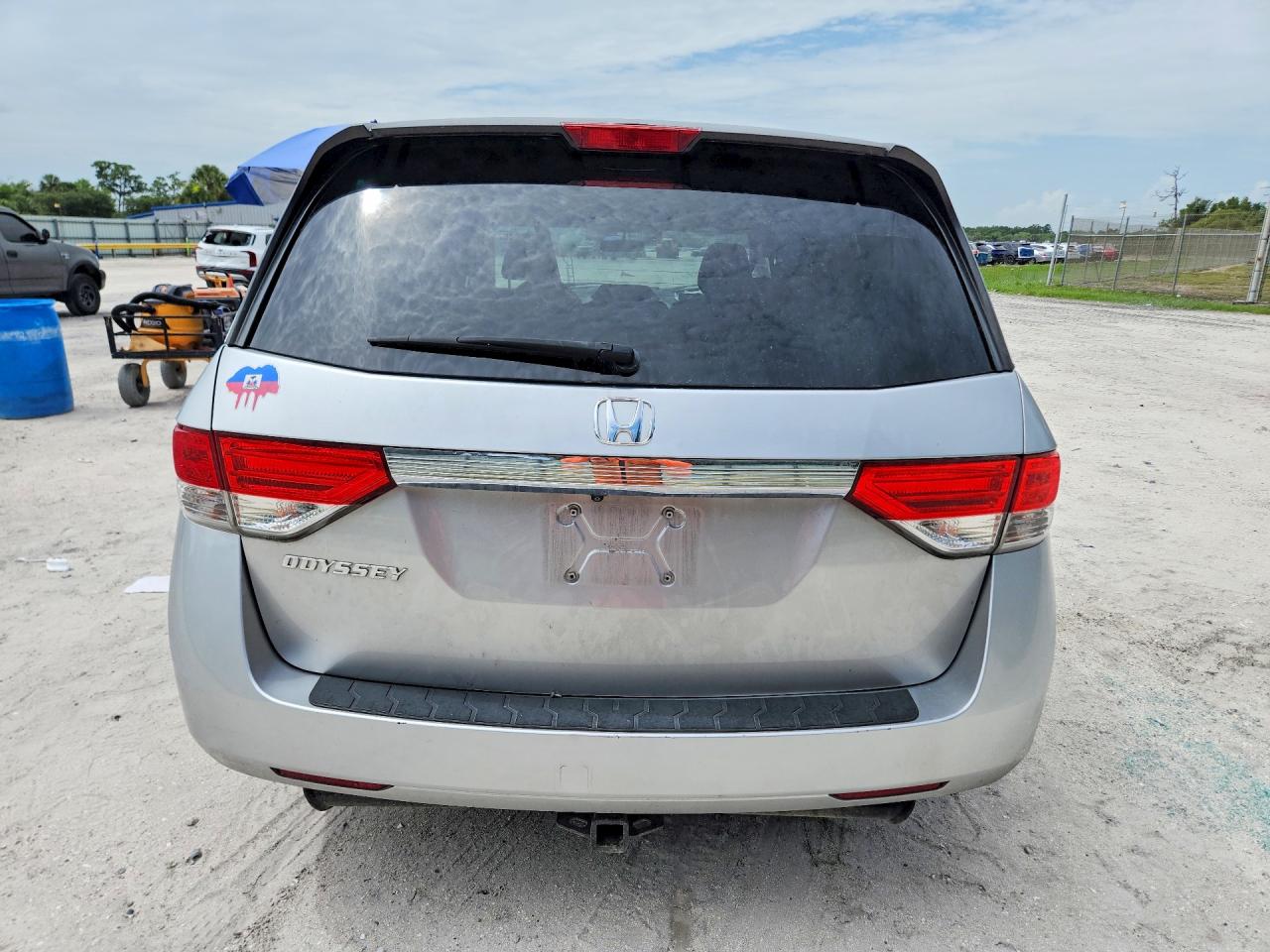 2014 Honda Odyssey Ex Silver vin: 5FNRL5H4XEB054661