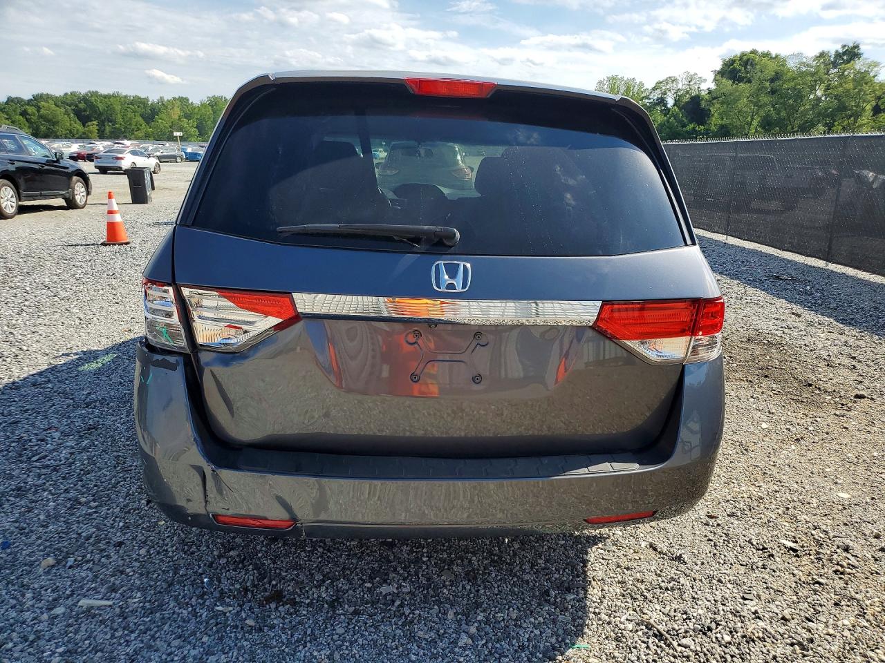 2014 Honda Odyssey Ex Серый vin: 5FNRL5H4XEB090219