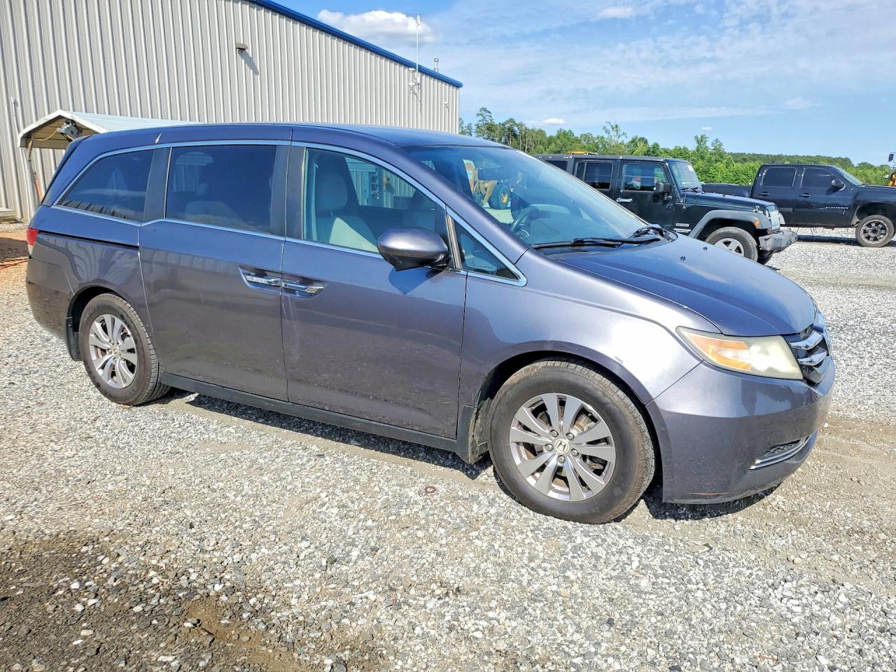 2014 Honda Odyssey Ex Серый vin: 5FNRL5H4XEB090219