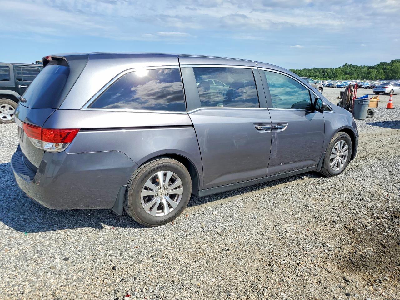 2014 Honda Odyssey Ex Серый vin: 5FNRL5H4XEB090219