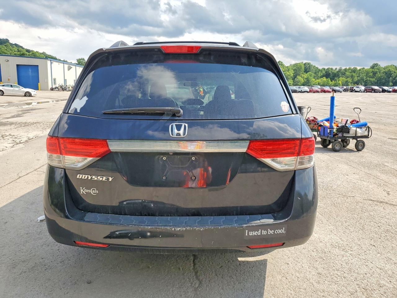 2014 Honda Odyssey Ex Black vin: 5FNRL5H4XEB110016