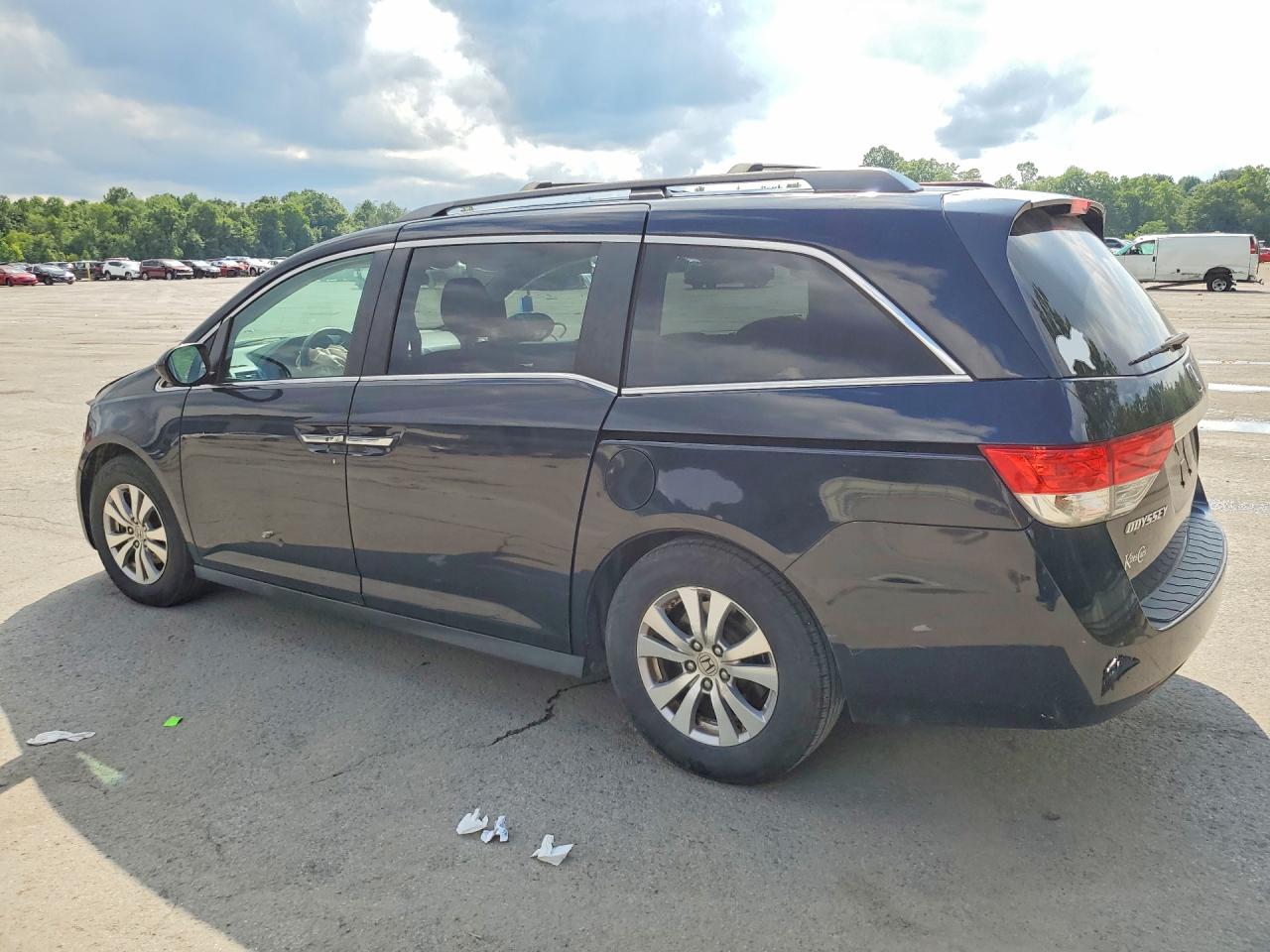 2014 Honda Odyssey Ex Black vin: 5FNRL5H4XEB110016