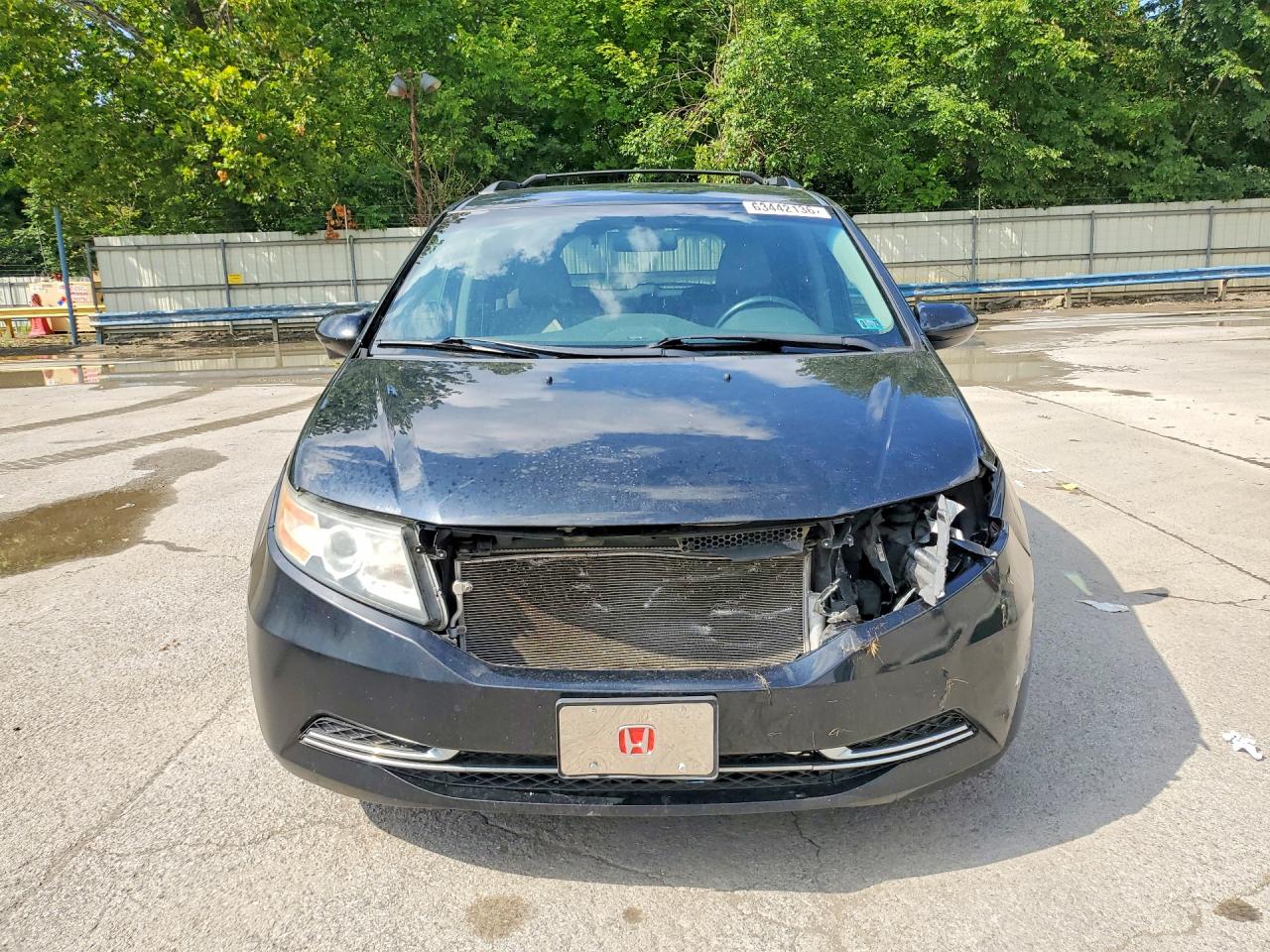 2014 Honda Odyssey Ex Black vin: 5FNRL5H4XEB110016