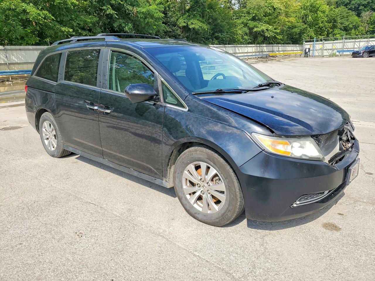 2014 Honda Odyssey Ex Black vin: 5FNRL5H4XEB110016