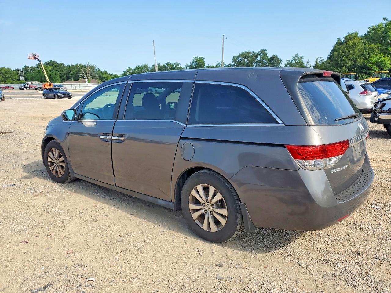 2014 Honda Odyssey Ex Gray vin: 5FNRL5H4XEB135255