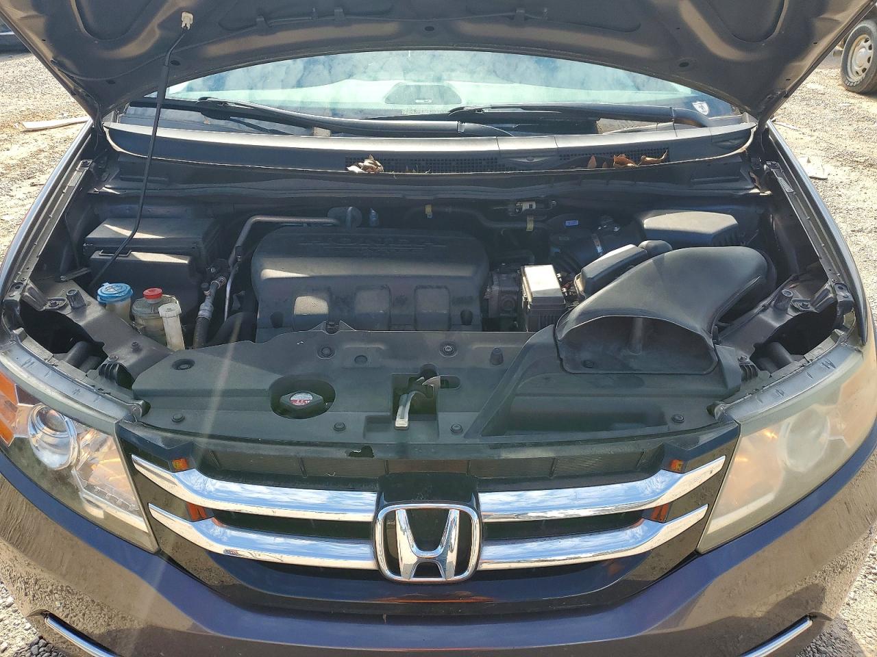 2014 Honda Odyssey Ex Gray vin: 5FNRL5H4XEB135255