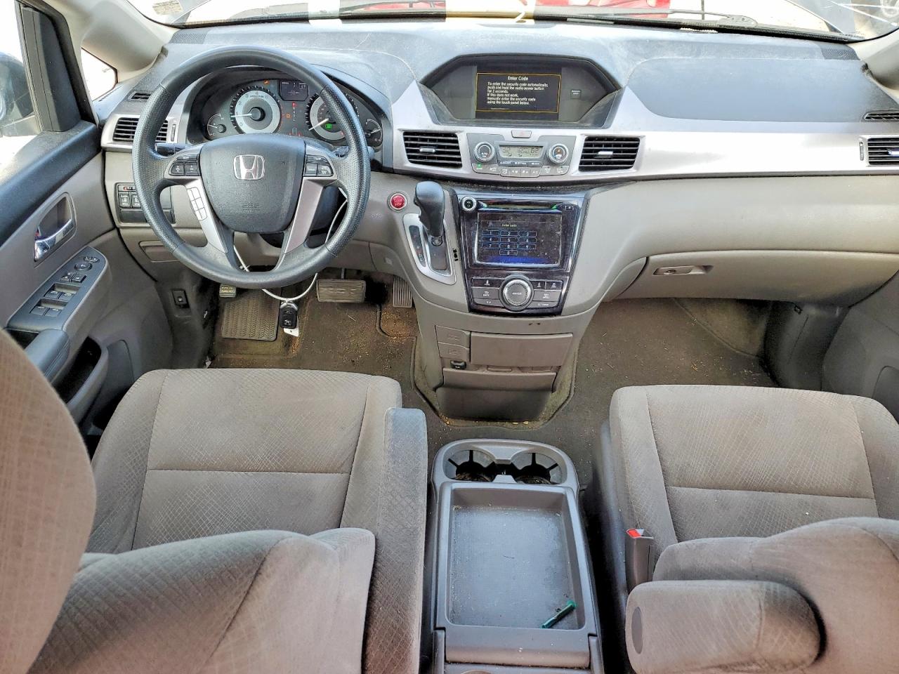 2014 Honda Odyssey Ex Gray vin: 5FNRL5H4XEB135255