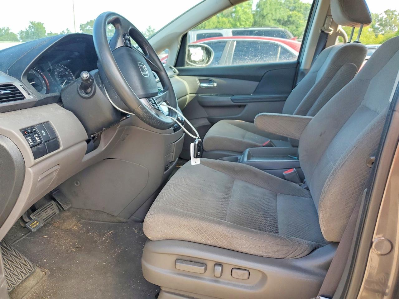 2014 Honda Odyssey Ex Gray vin: 5FNRL5H4XEB135255