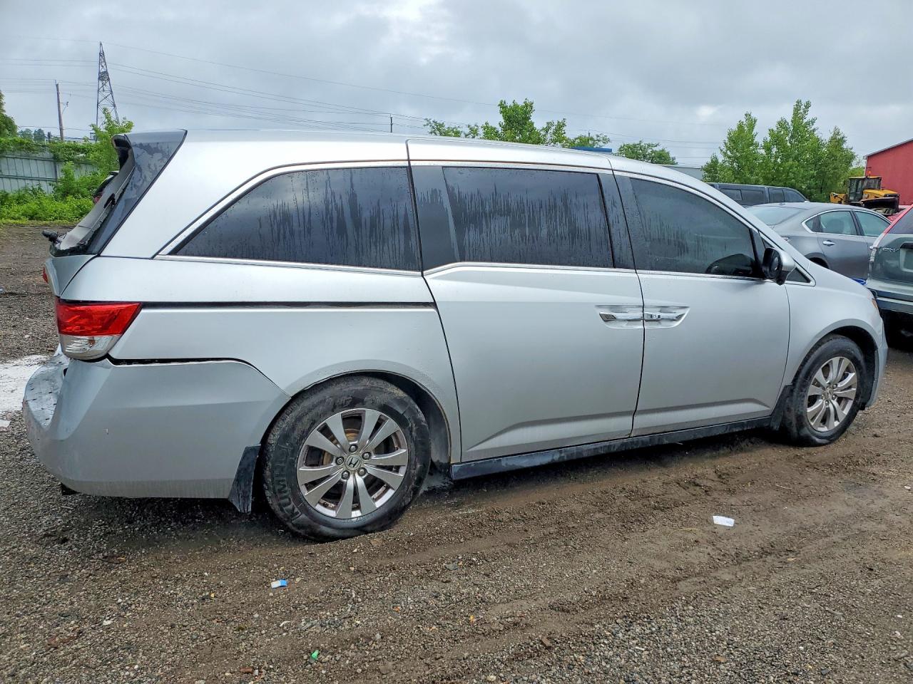 2014 Honda Odyssey Ex Silver vin: 5FNRL5H4XEB507113