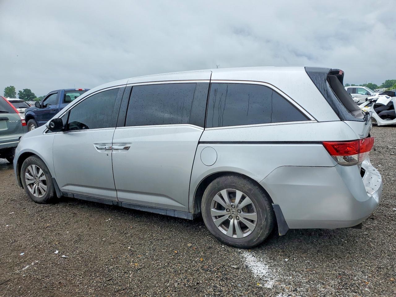 2014 Honda Odyssey Ex Silver vin: 5FNRL5H4XEB507113