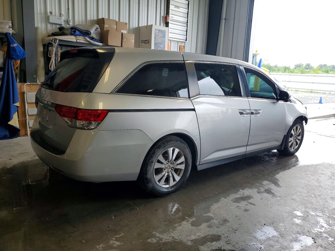 2014 Honda Odyssey Ex Silver vin: 5FNRL5H4XEB512411