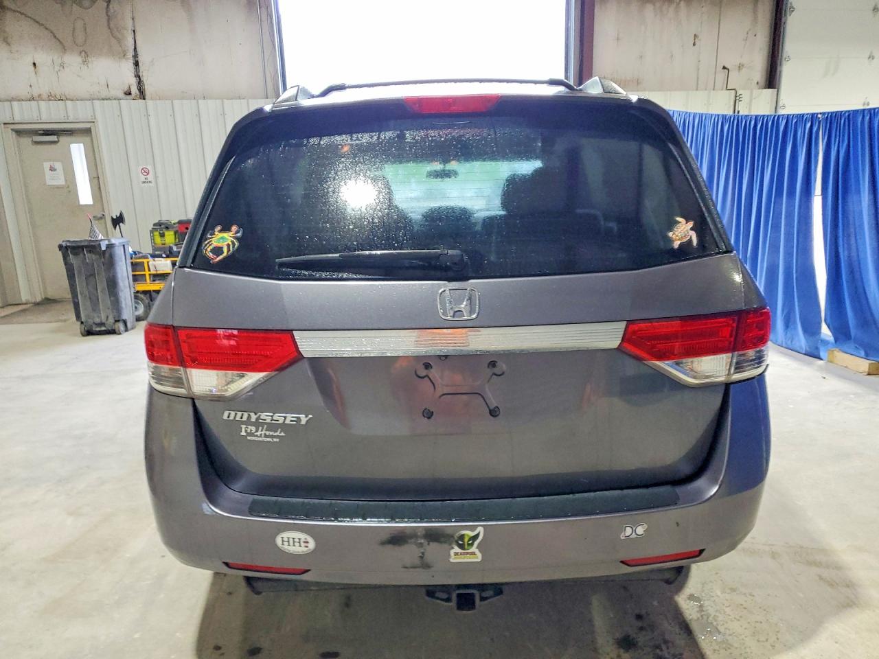2015 Honda Odyssey Ex Gray vin: 5FNRL5H4XFB002609