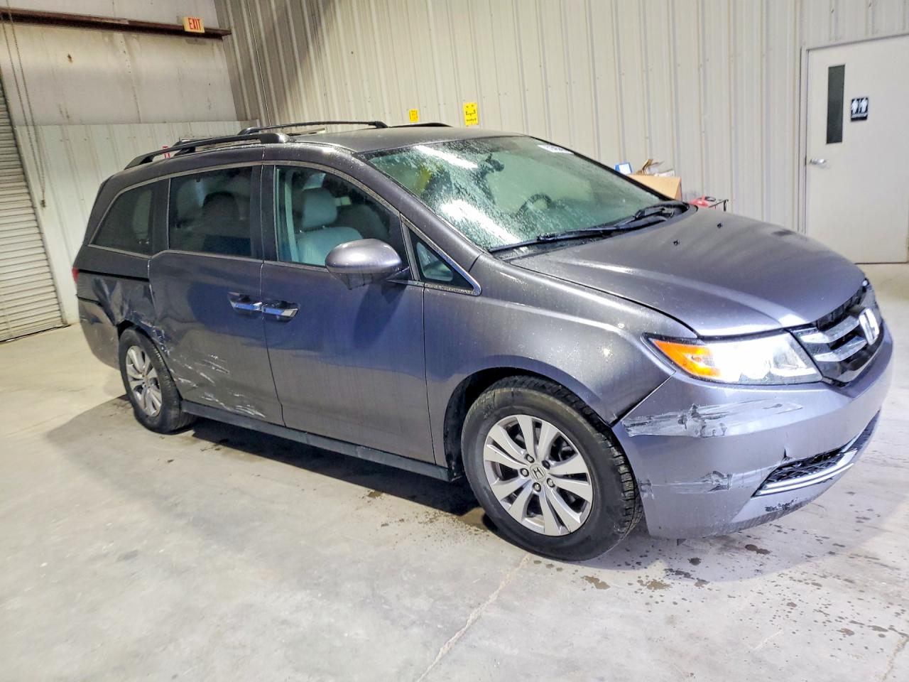 2015 Honda Odyssey Ex Gray vin: 5FNRL5H4XFB002609