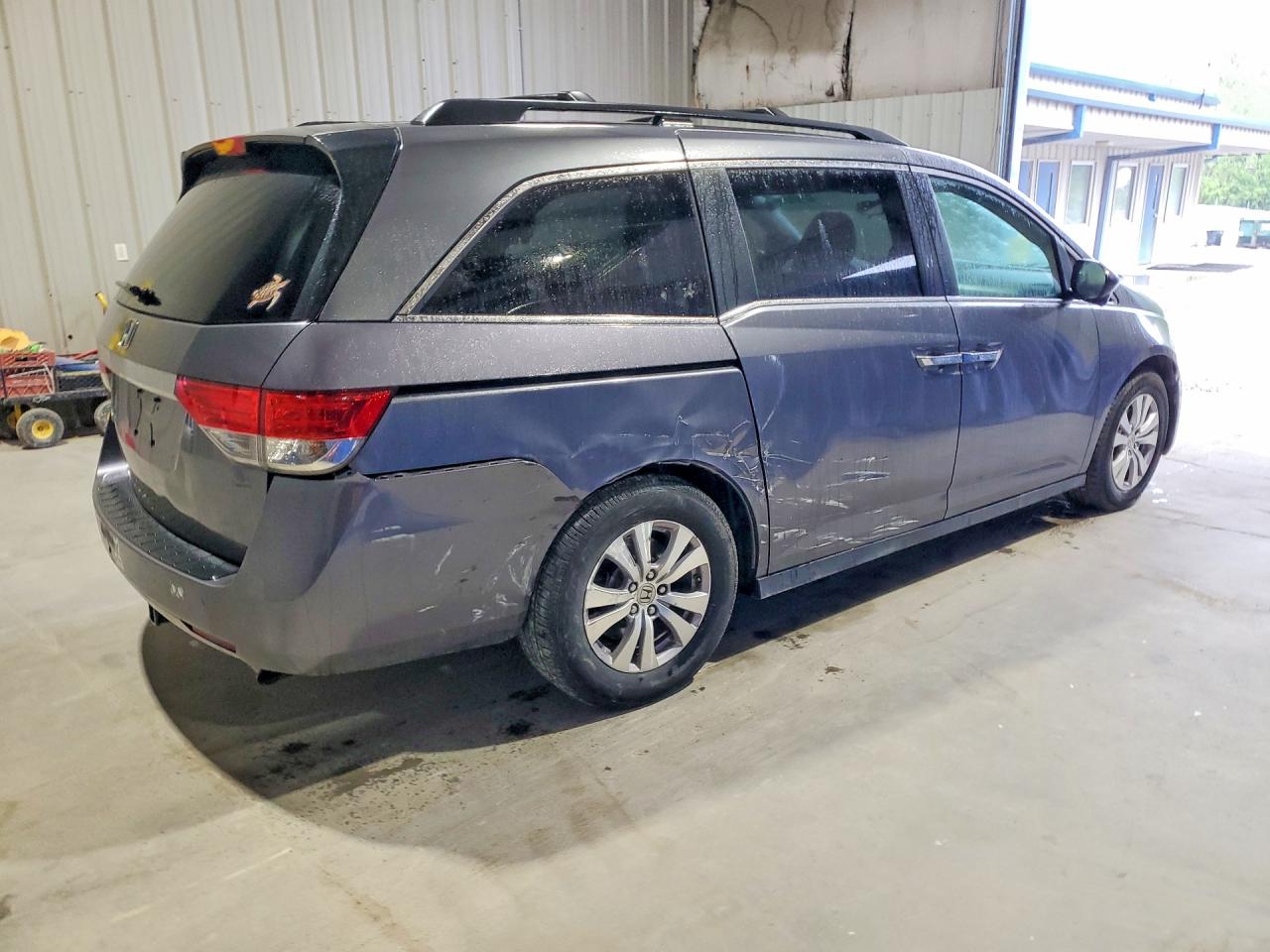 2015 Honda Odyssey Ex Gray vin: 5FNRL5H4XFB002609