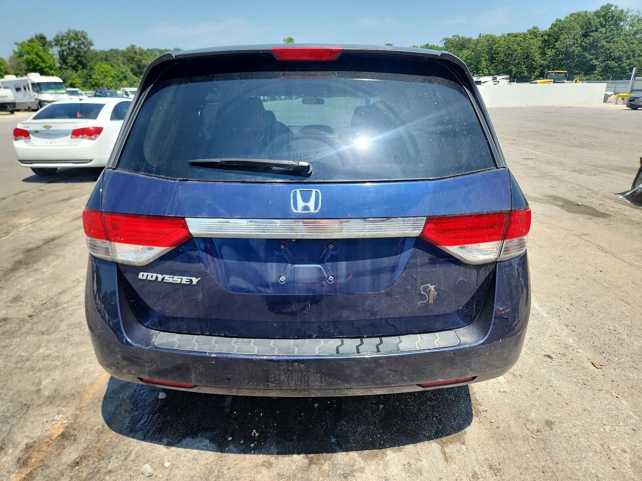 2015 Honda Odyssey Ex Blue vin: 5FNRL5H4XFB035870
