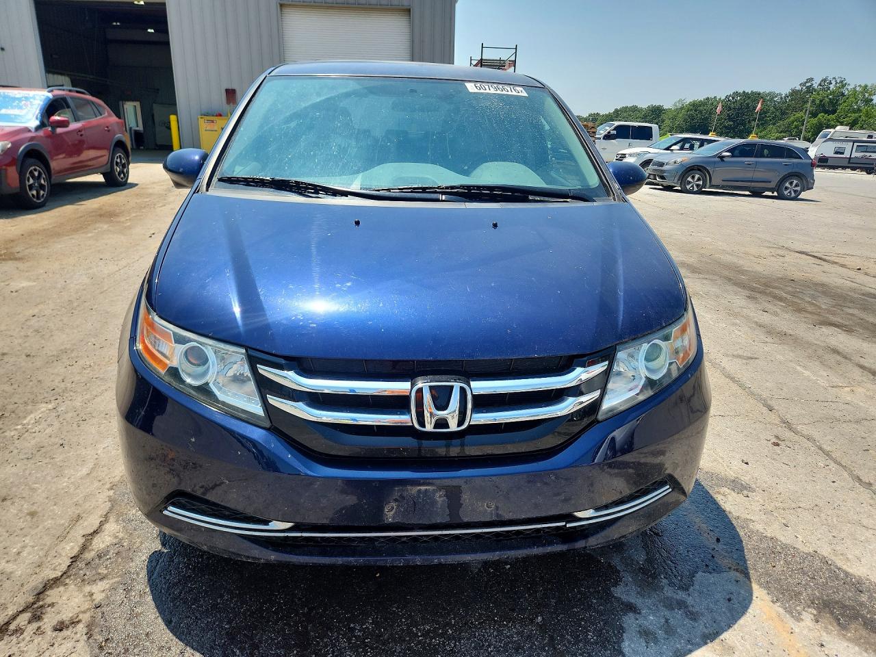 2015 Honda Odyssey Ex Blue vin: 5FNRL5H4XFB035870