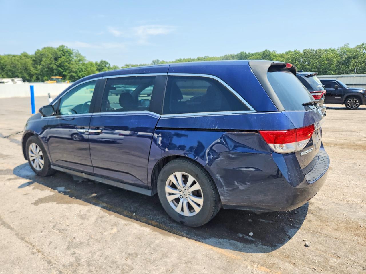 2015 Honda Odyssey Ex Blue vin: 5FNRL5H4XFB035870