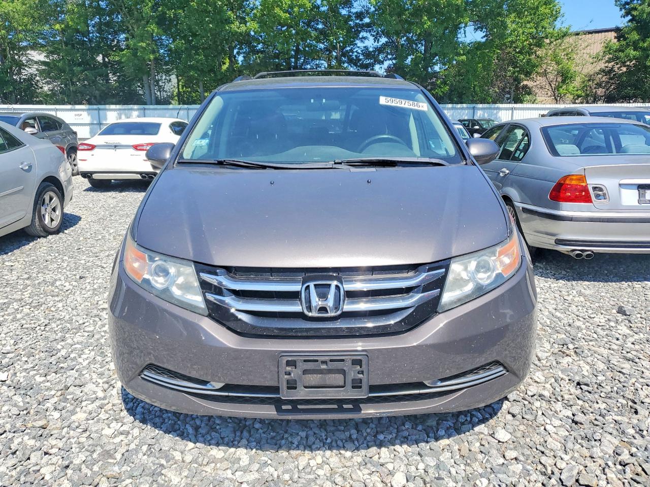 2015 Honda Odyssey Ex Gray vin: 5FNRL5H4XFB036405