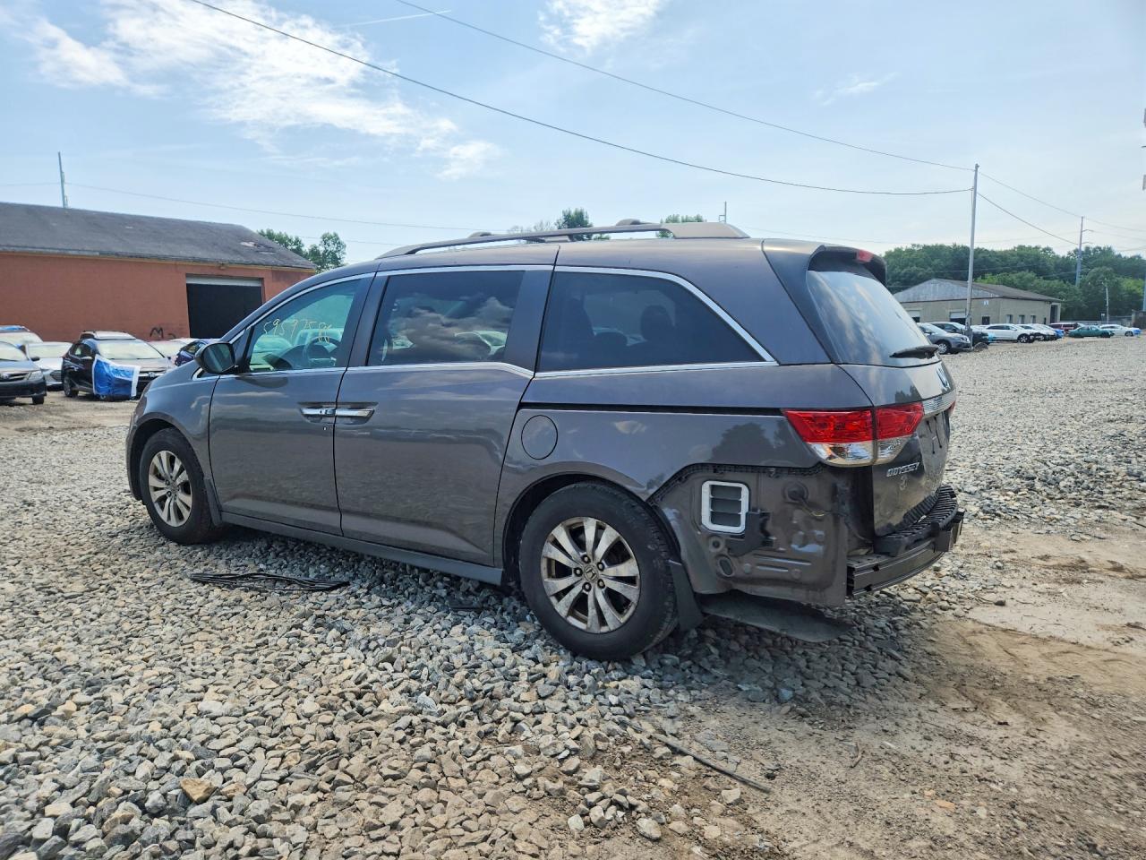 2015 Honda Odyssey Ex Gray vin: 5FNRL5H4XFB036405
