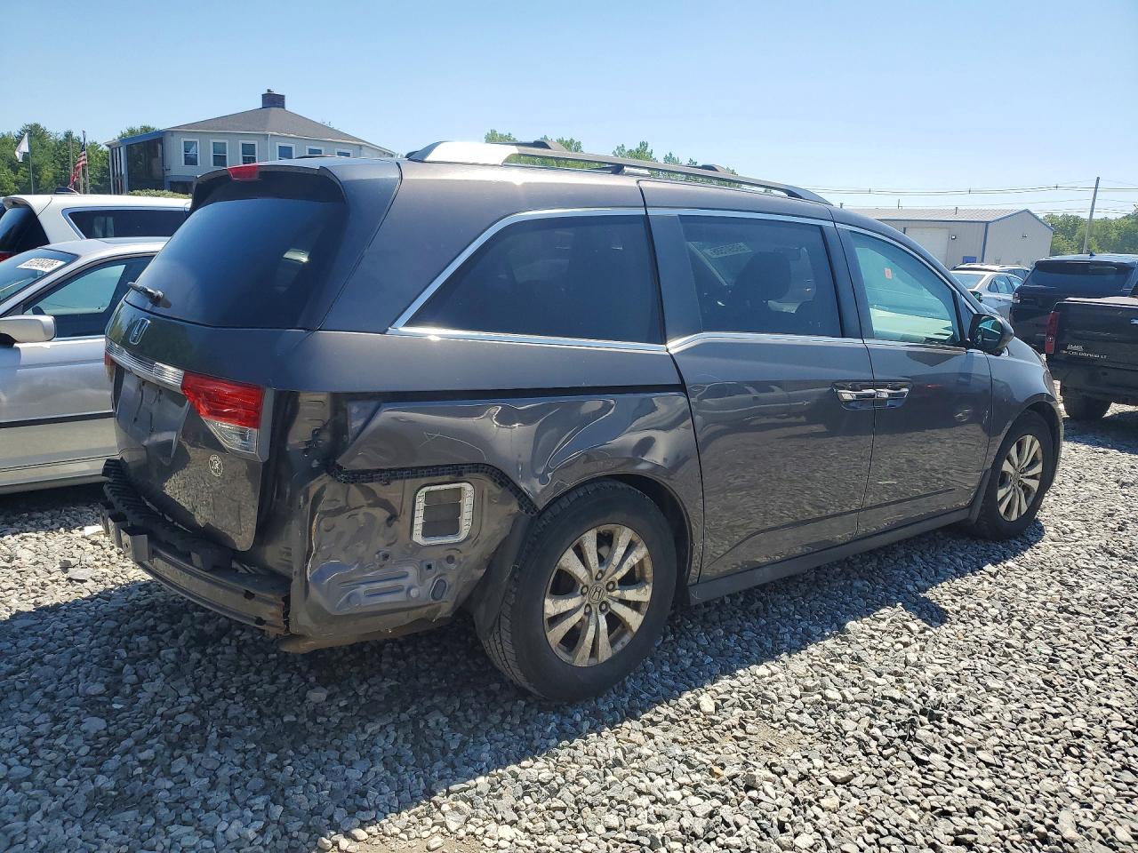 2015 Honda Odyssey Ex Gray vin: 5FNRL5H4XFB036405