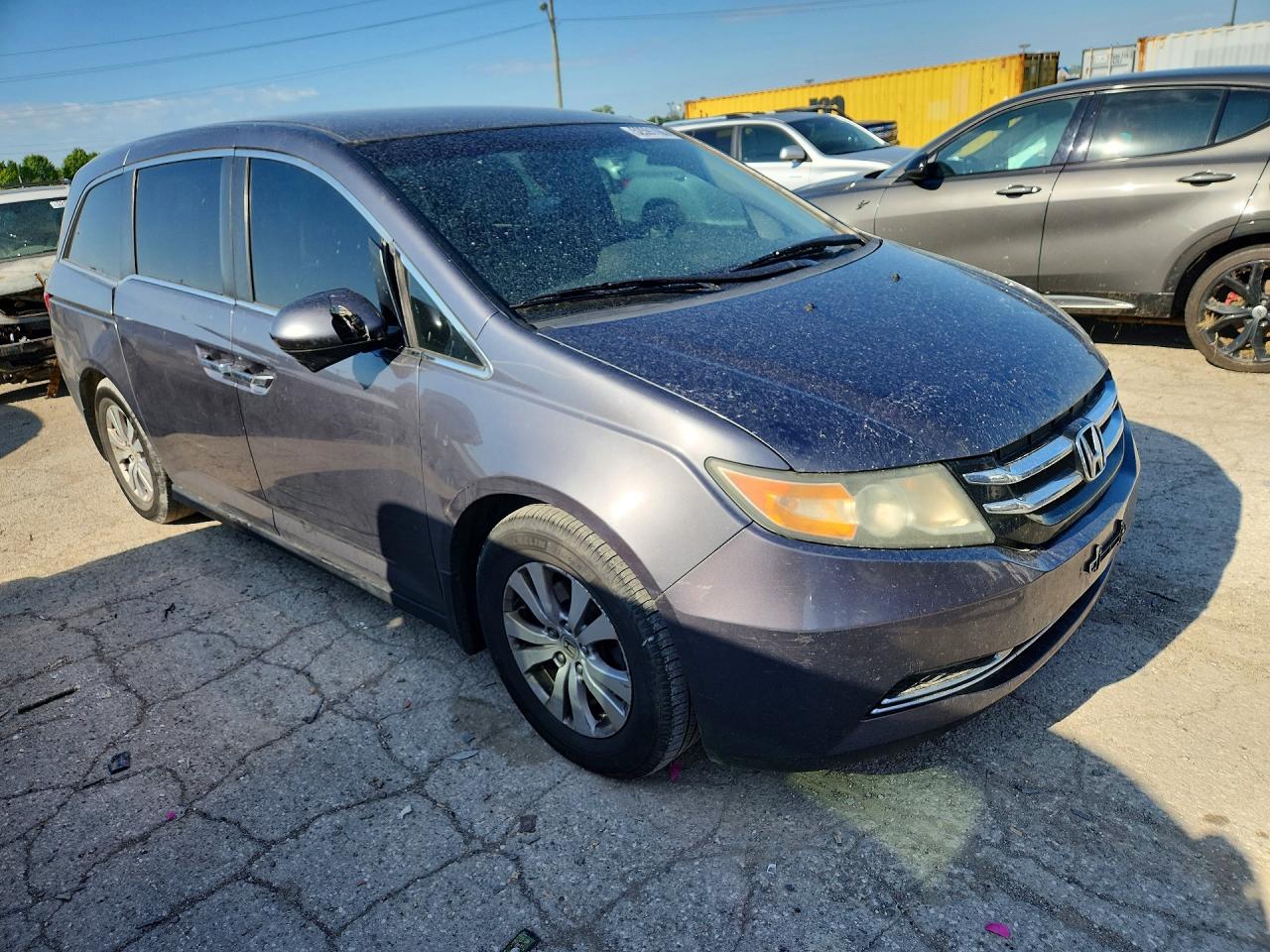 2015 Honda Odyssey Ex Gray vin: 5FNRL5H4XFB049896