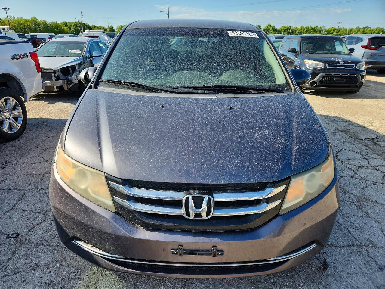 2015 Honda Odyssey Ex Gray vin: 5FNRL5H4XFB049896