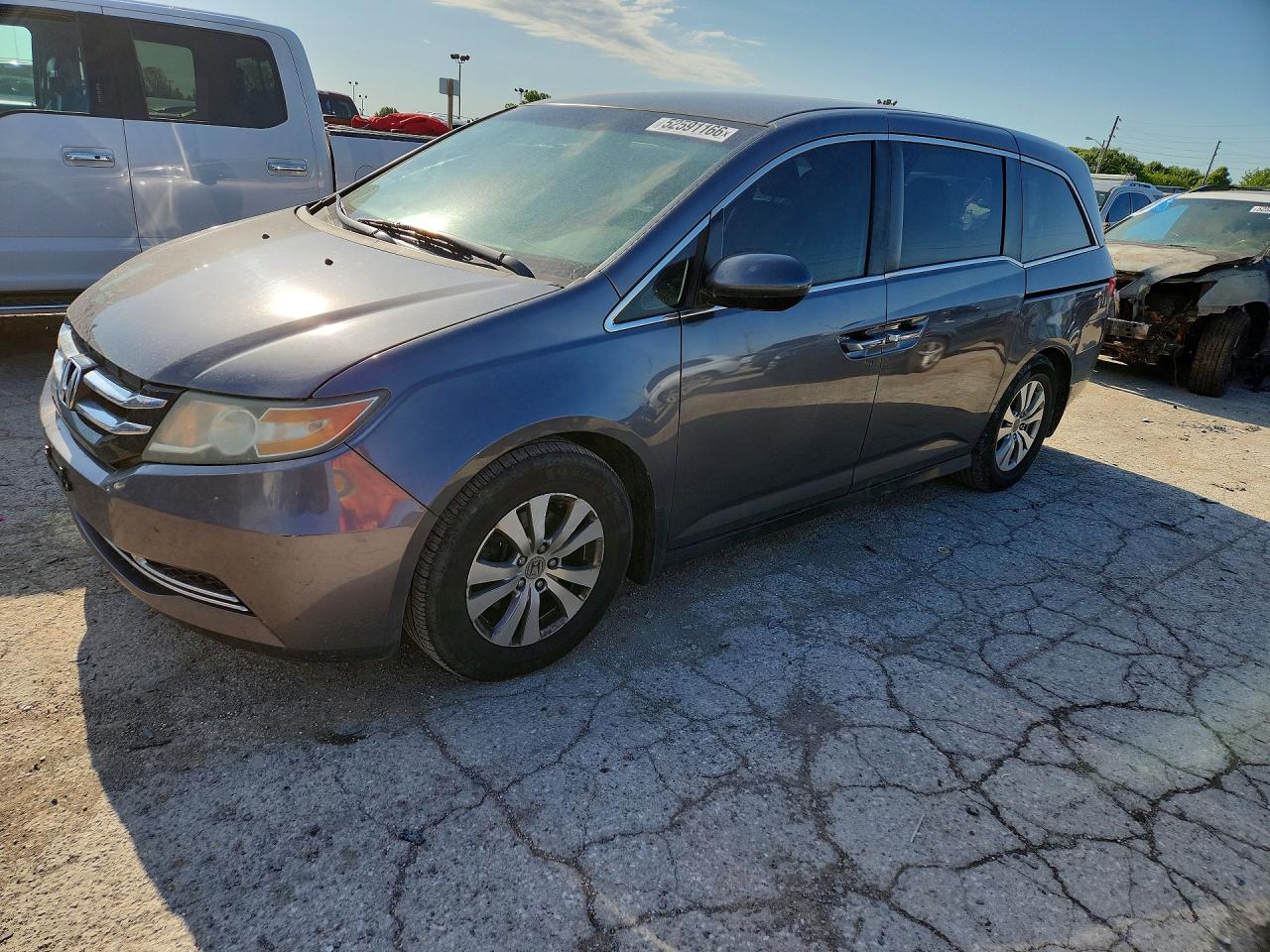 2015 Honda Odyssey Ex Gray vin: 5FNRL5H4XFB049896