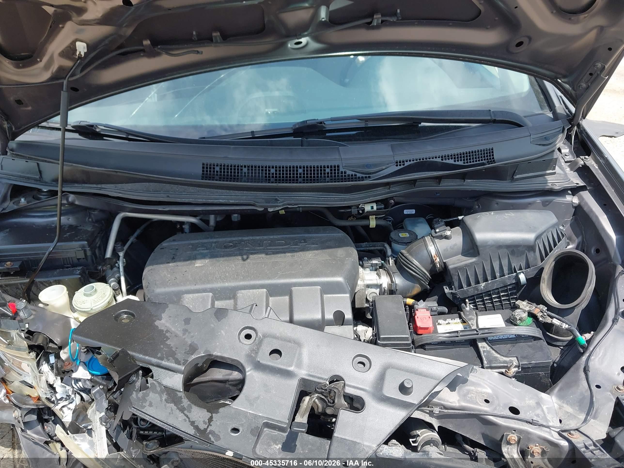 2015 Honda Odyssey Ex Gray vin: 5FNRL5H4XFB054581