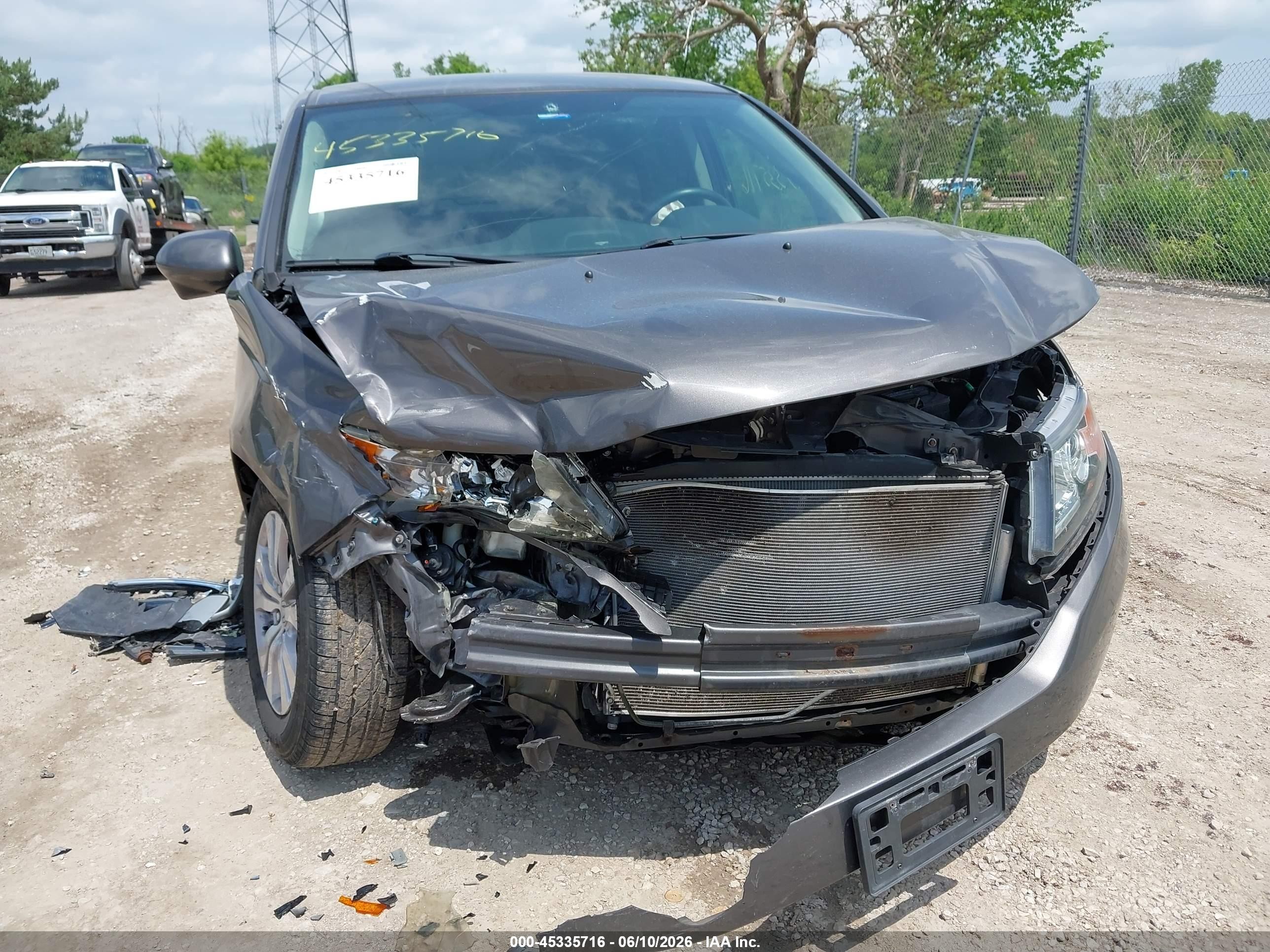 2015 Honda Odyssey Ex Gray vin: 5FNRL5H4XFB054581