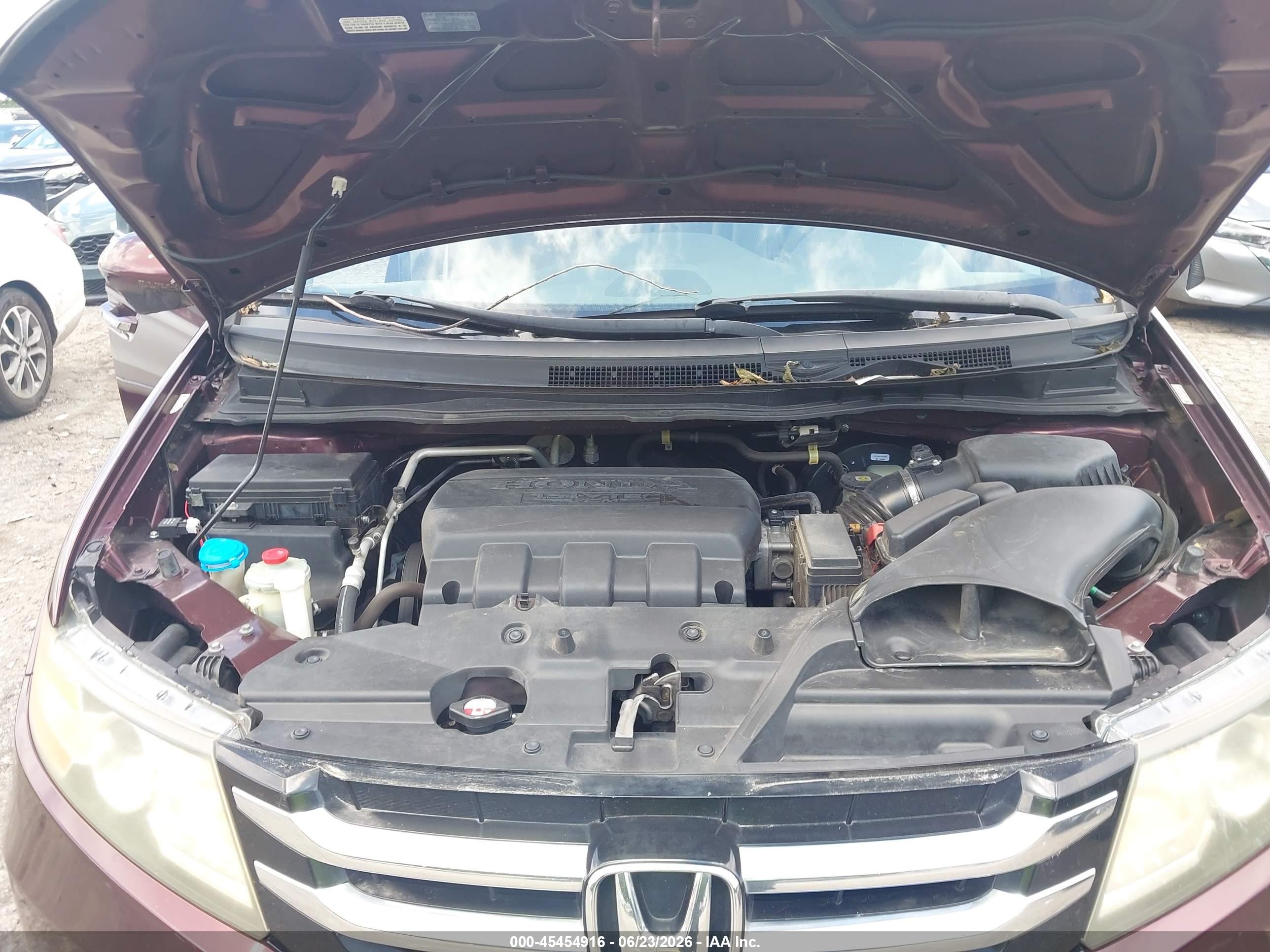 2015 Honda Odyssey Ex Burgundy vin: 5FNRL5H4XFB058503