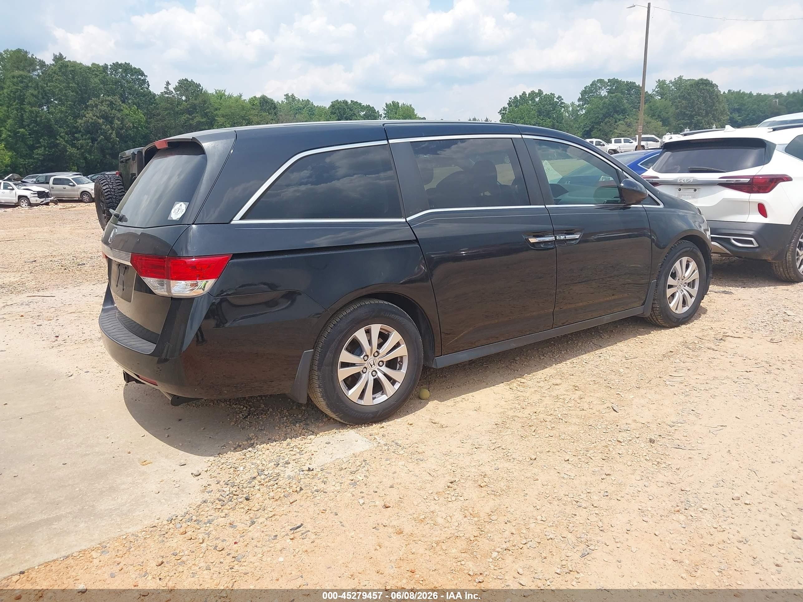 2015 Honda Odyssey Ex Black vin: 5FNRL5H4XFB074359