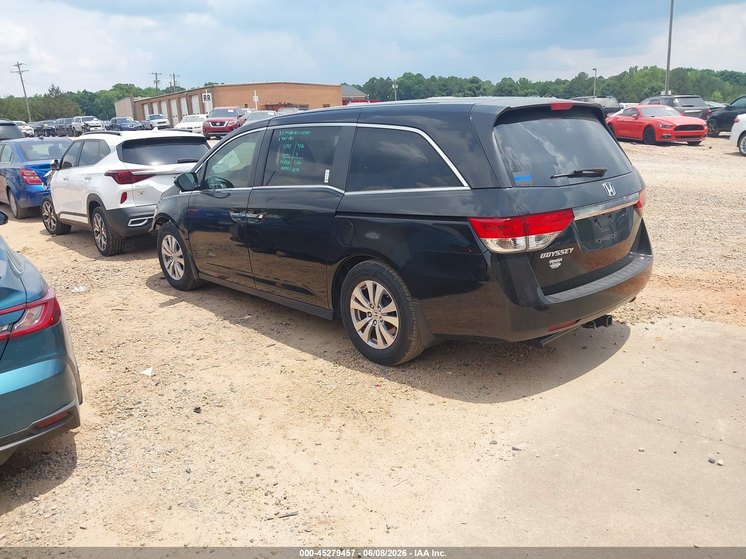 2015 Honda Odyssey Ex Black vin: 5FNRL5H4XFB074359