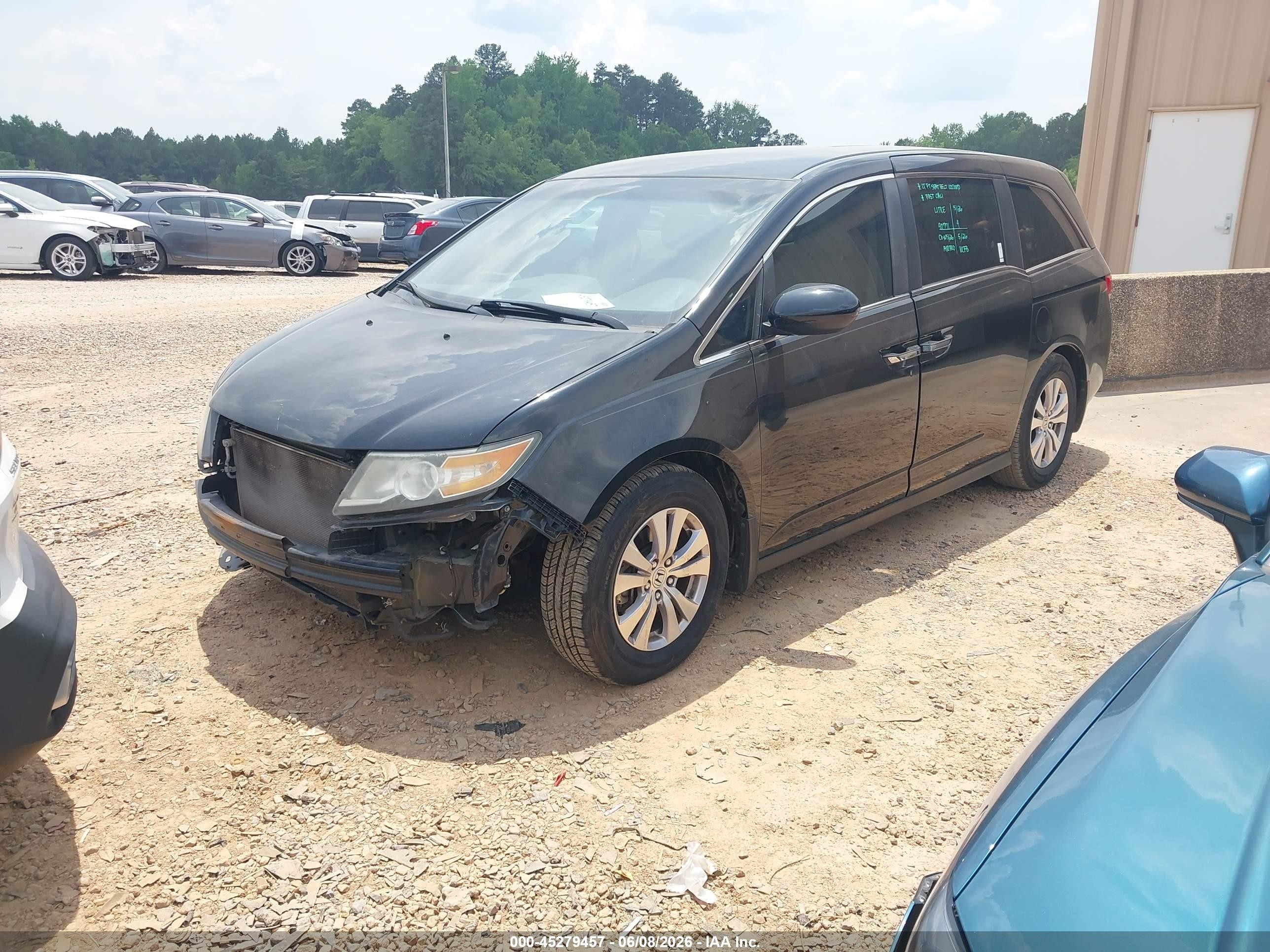 2015 Honda Odyssey Ex Black vin: 5FNRL5H4XFB074359