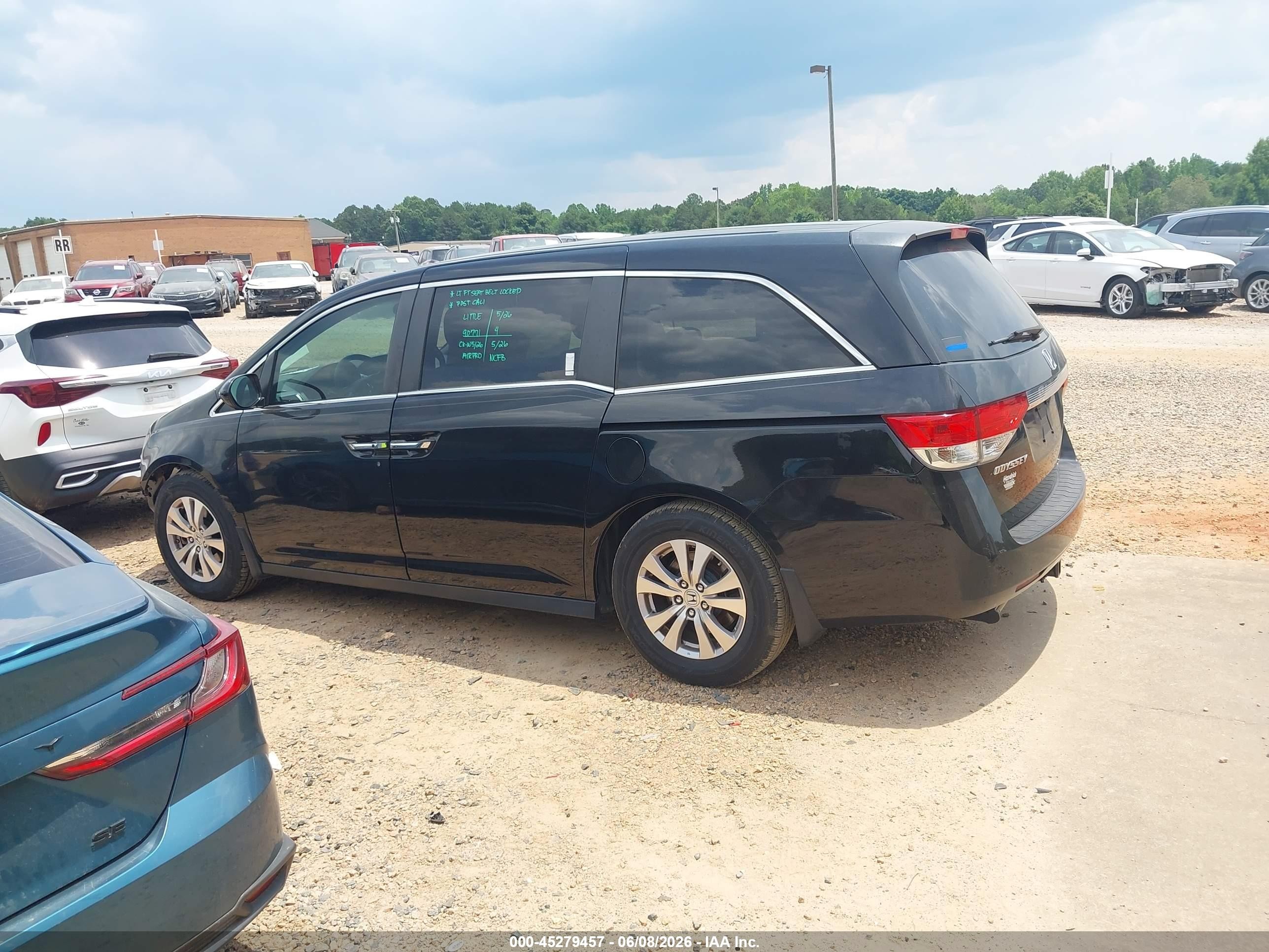 2015 Honda Odyssey Ex Black vin: 5FNRL5H4XFB074359