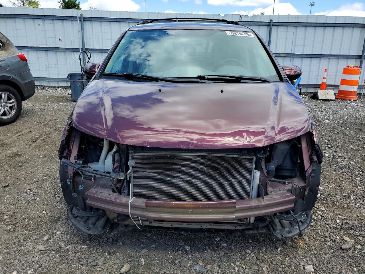 2015 Honda Odyssey Ex Burgundy vin: 5FNRL5H4XFB111782