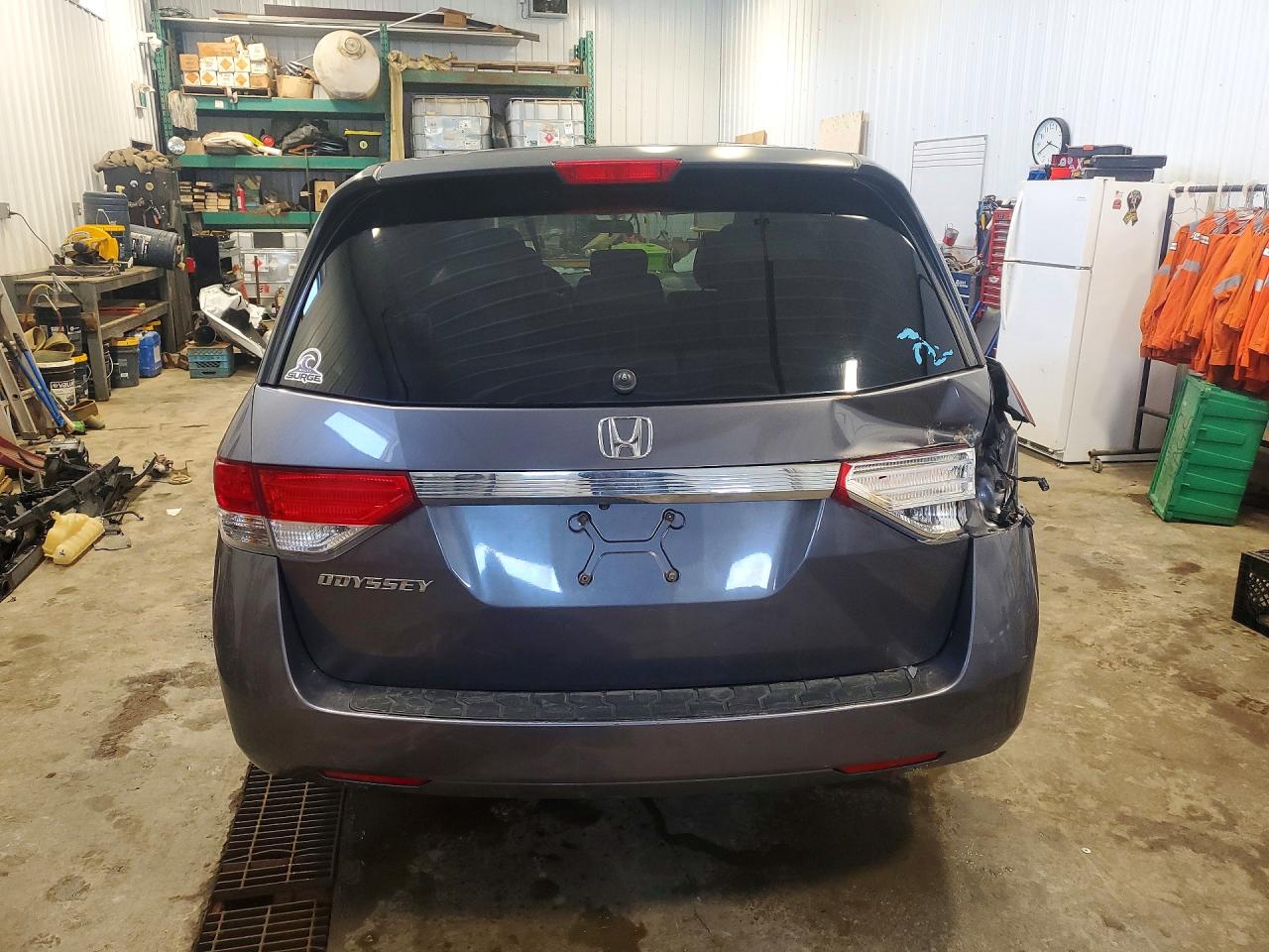 2015 Honda Odyssey Ex Gray vin: 5FNRL5H4XFB510658