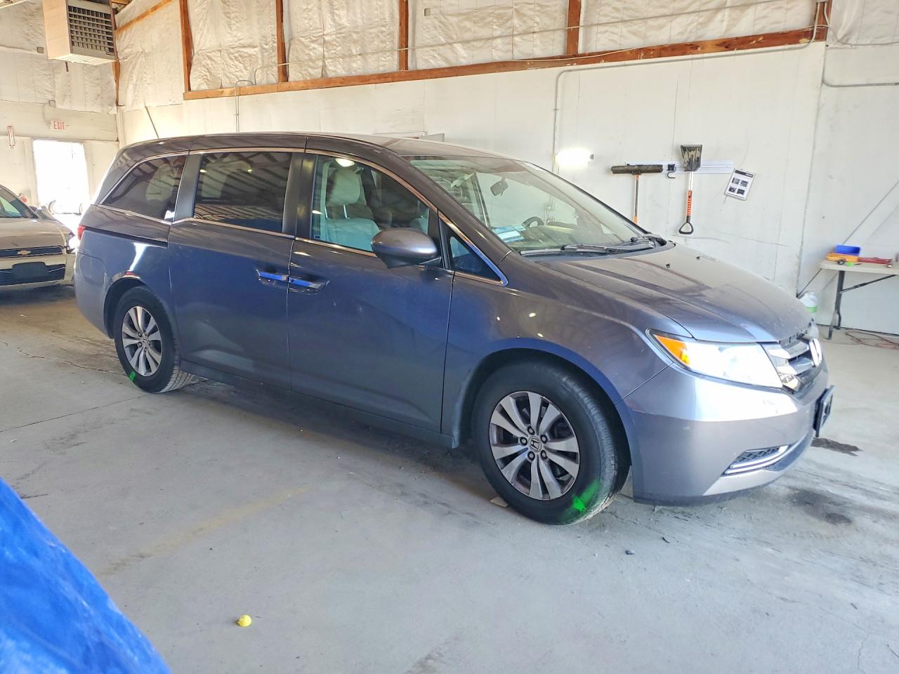 2017 Honda Odyssey Ex Серый vin: 5FNRL5H4XHB014200