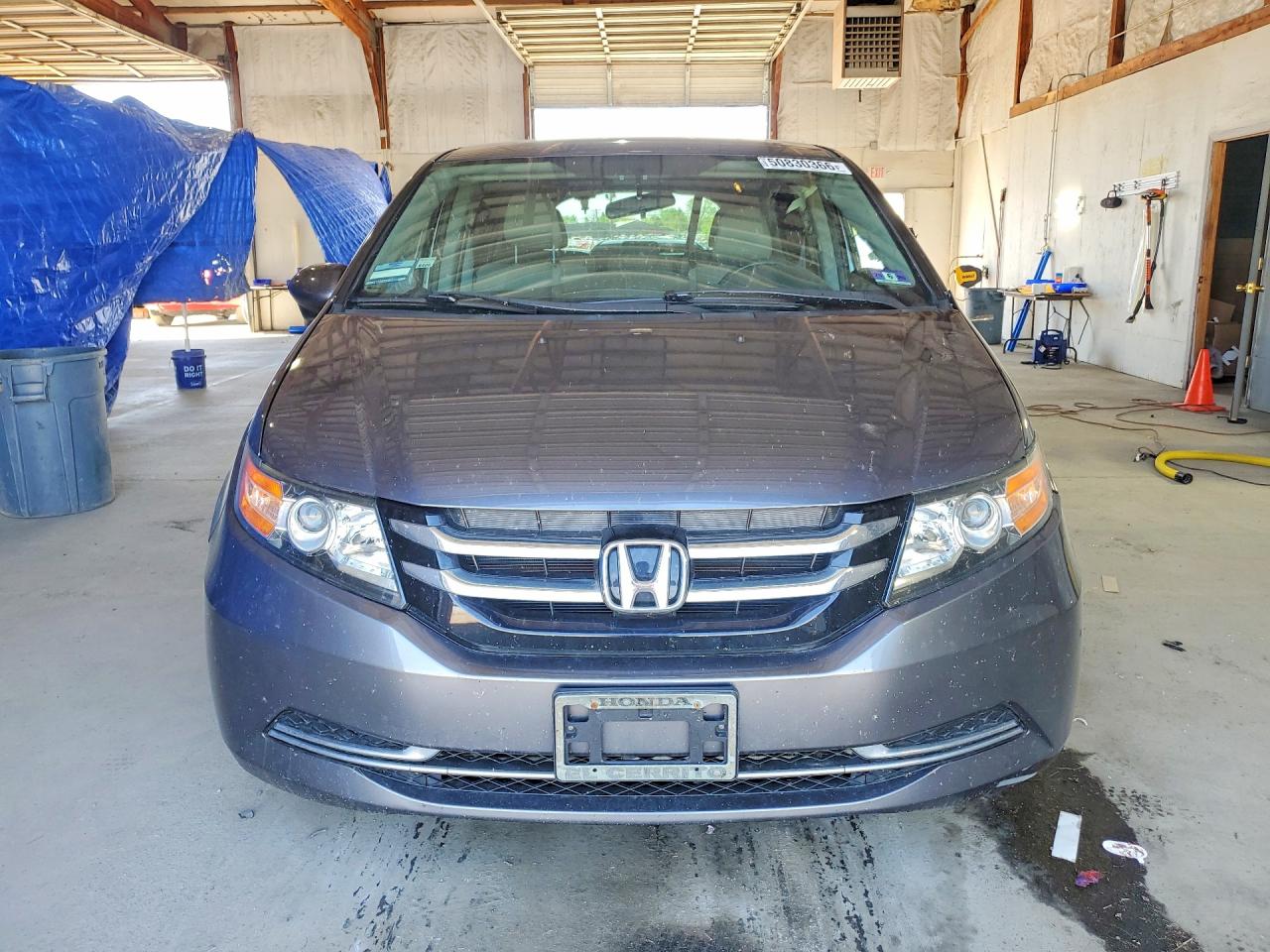 2017 Honda Odyssey Ex Серый vin: 5FNRL5H4XHB014200