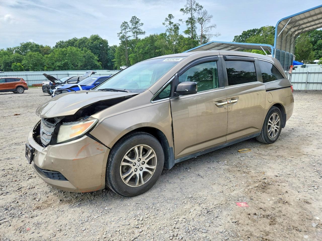 2011 Honda Odyssey Exl Gold vin: 5FNRL5H60BB016840