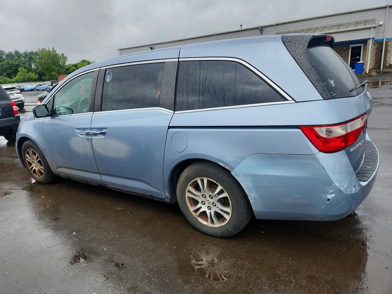 2011 Honda Odyssey Exl Blue vin: 5FNRL5H60BB025747