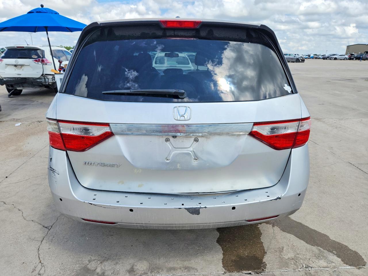 2011 Honda Odyssey Exl Silver vin: 5FNRL5H60BB048848