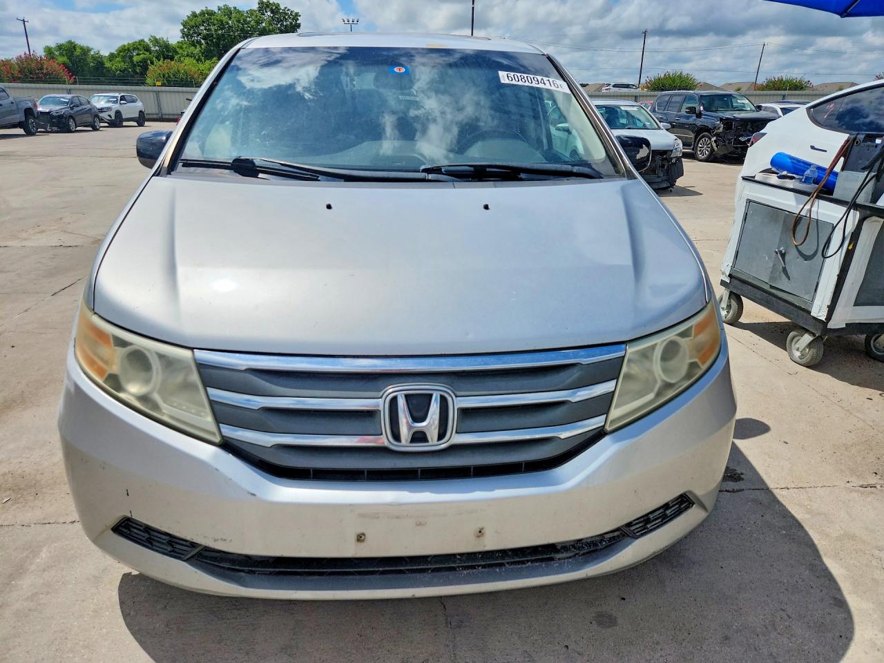 2011 Honda Odyssey Exl Silver vin: 5FNRL5H60BB048848