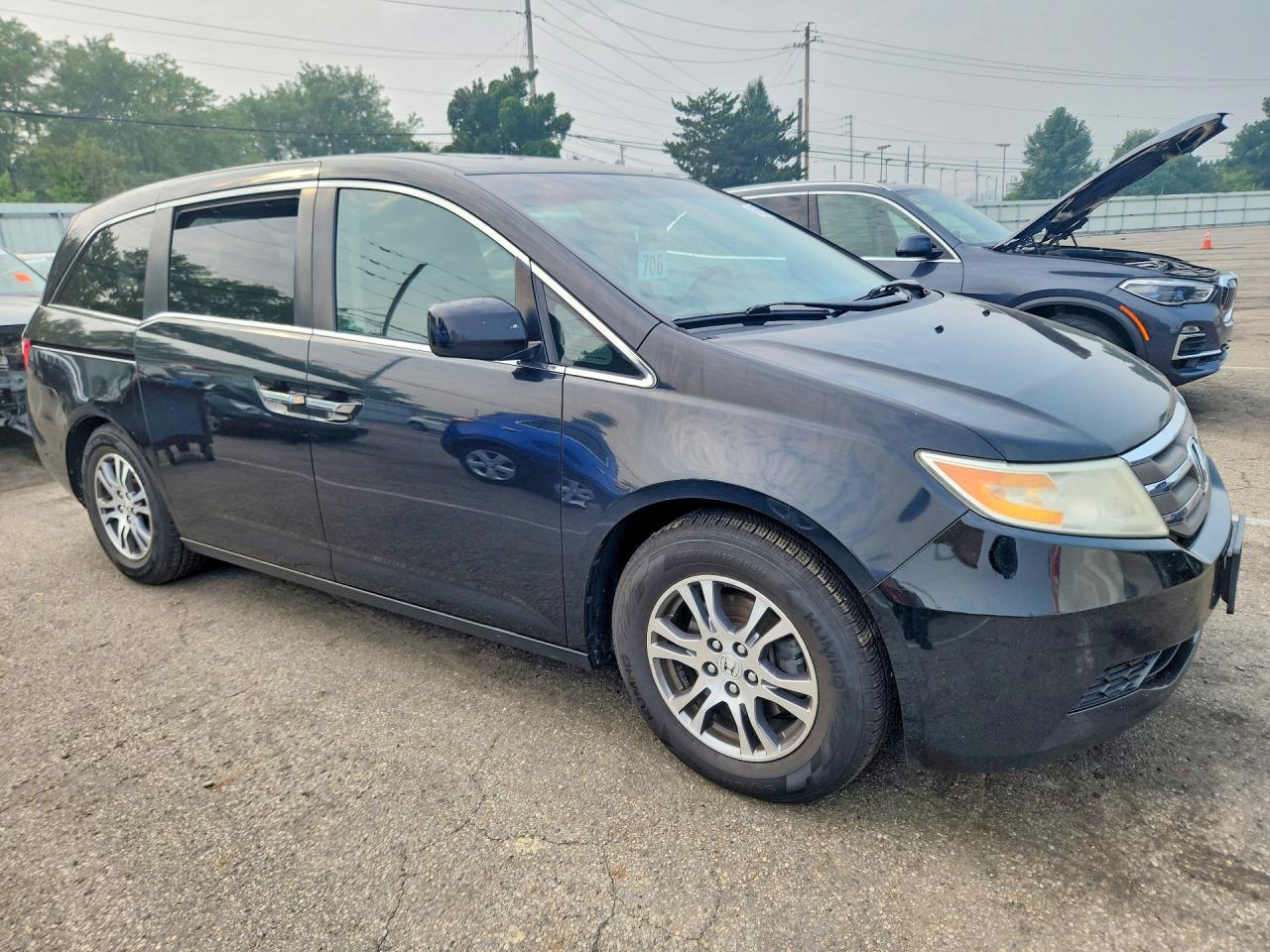 2011 Honda Odyssey Exl Black vin: 5FNRL5H60BB080876