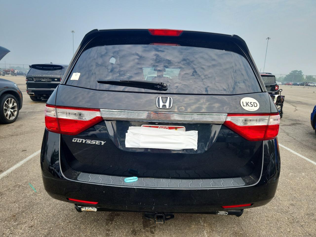 2011 Honda Odyssey Exl Black vin: 5FNRL5H60BB080876