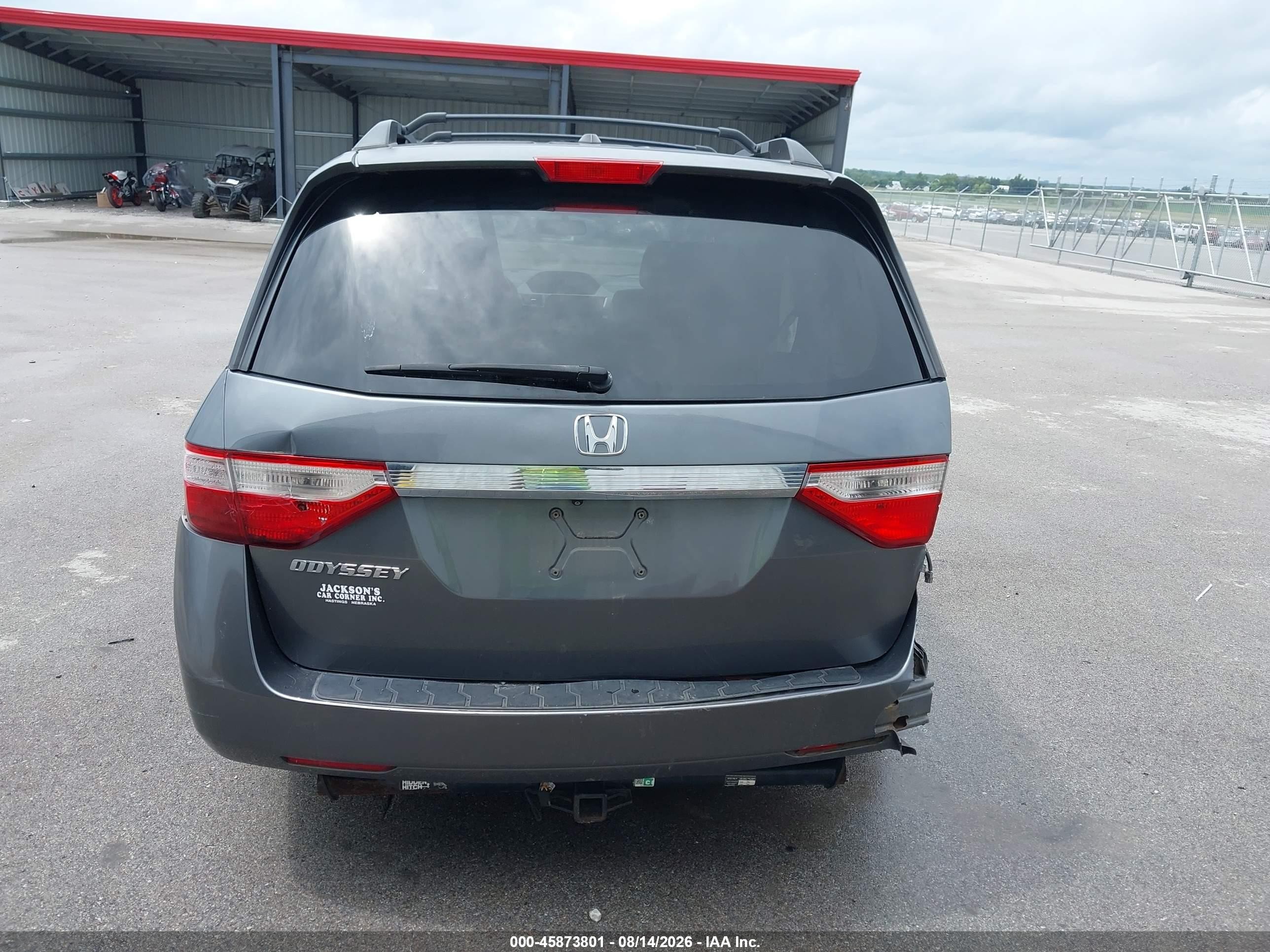 2011 Honda Odyssey Ex-l Gray vin: 5FNRL5H60BB081381