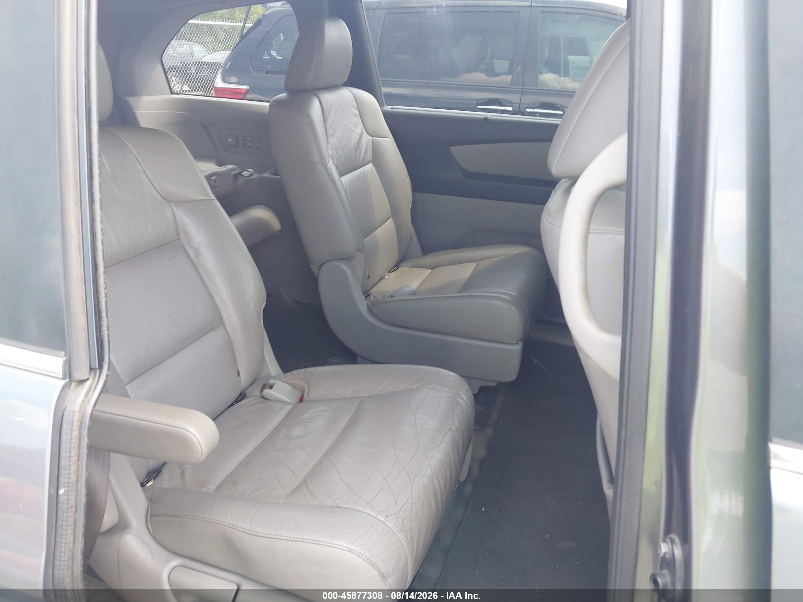 2011 Honda Odyssey Ex-l Gray vin: 5FNRL5H60BB093417
