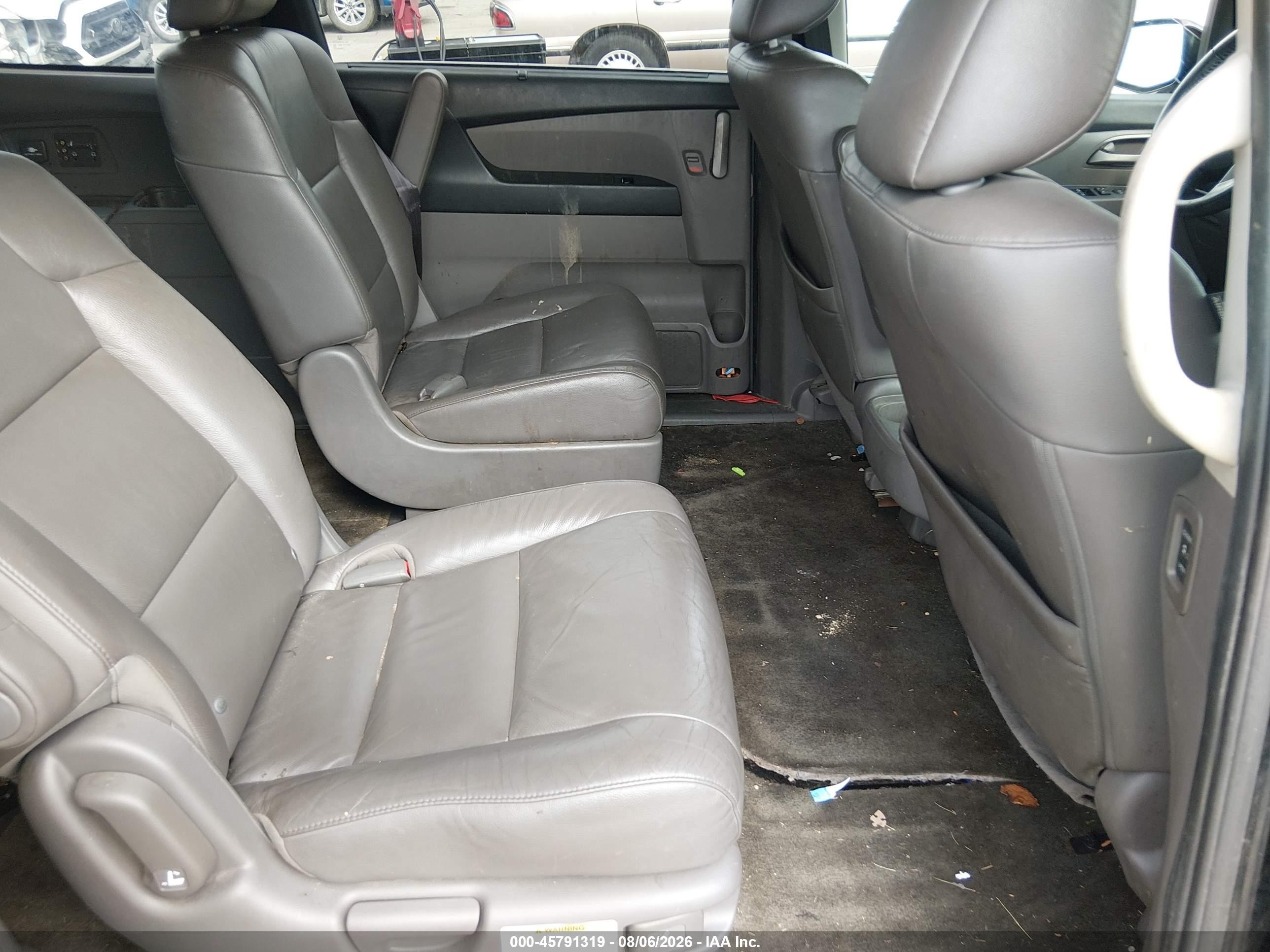 2011 Honda Odyssey Ex-l Black vin: 5FNRL5H60BB099668