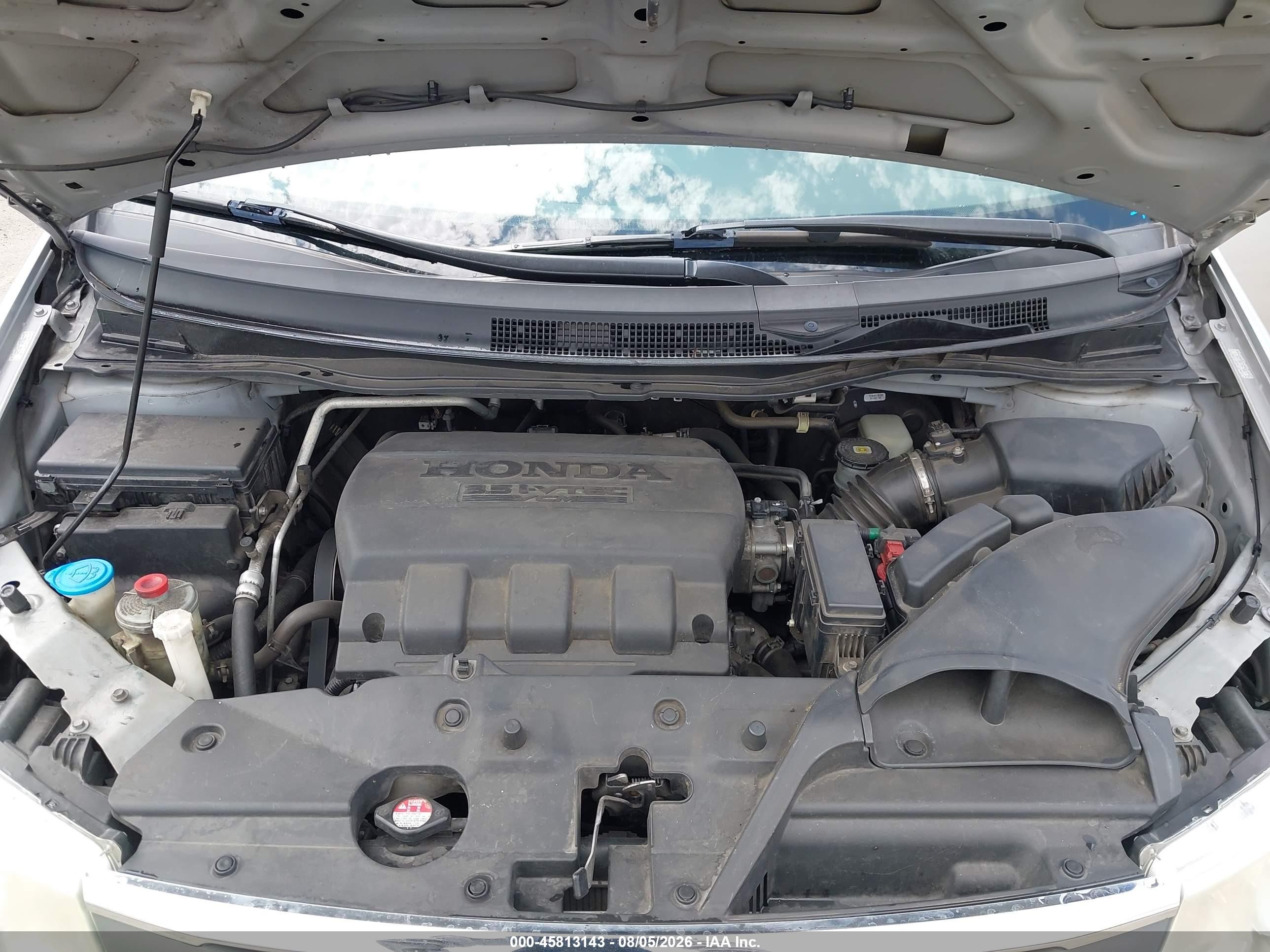 2011 Honda Odyssey Ex-l Silver vin: 5FNRL5H60BB104075