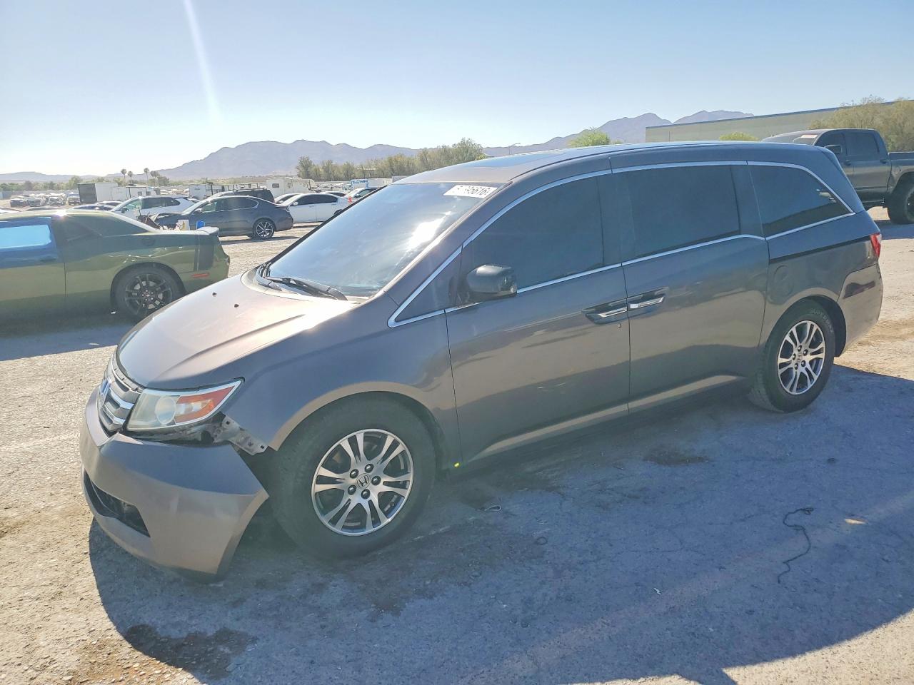 2012 Honda Odyssey Exl Gray vin: 5FNRL5H60CB017018