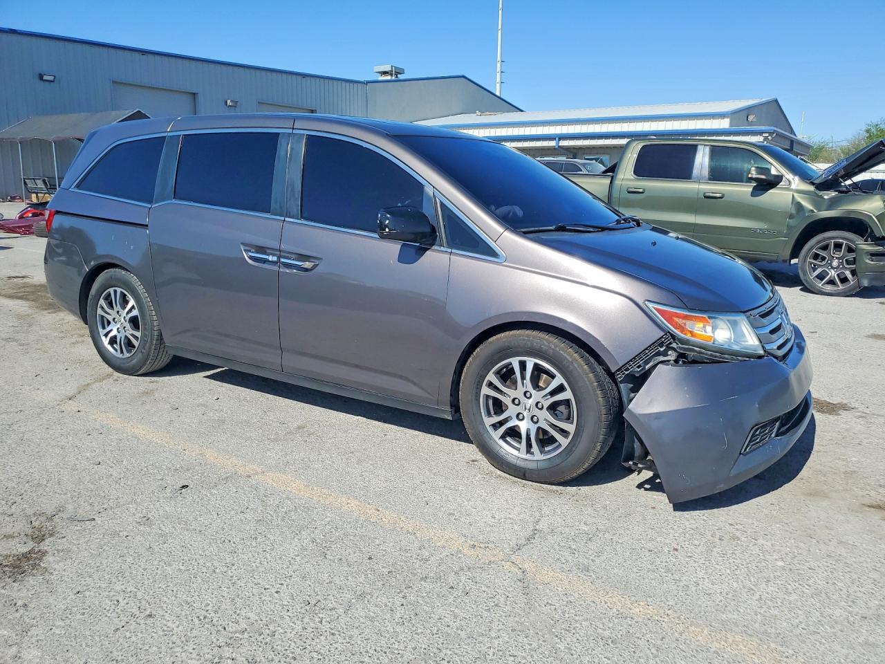 2012 Honda Odyssey Exl Gray vin: 5FNRL5H60CB017018